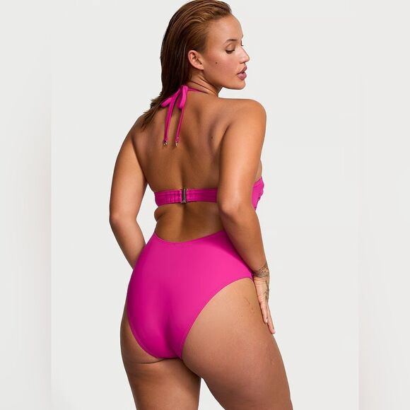 NWOT VICTORIA'S SECRET SWIM Essential Push-Up Cheeky One-Piece Swimsuit - Large - Picture 1 of 7